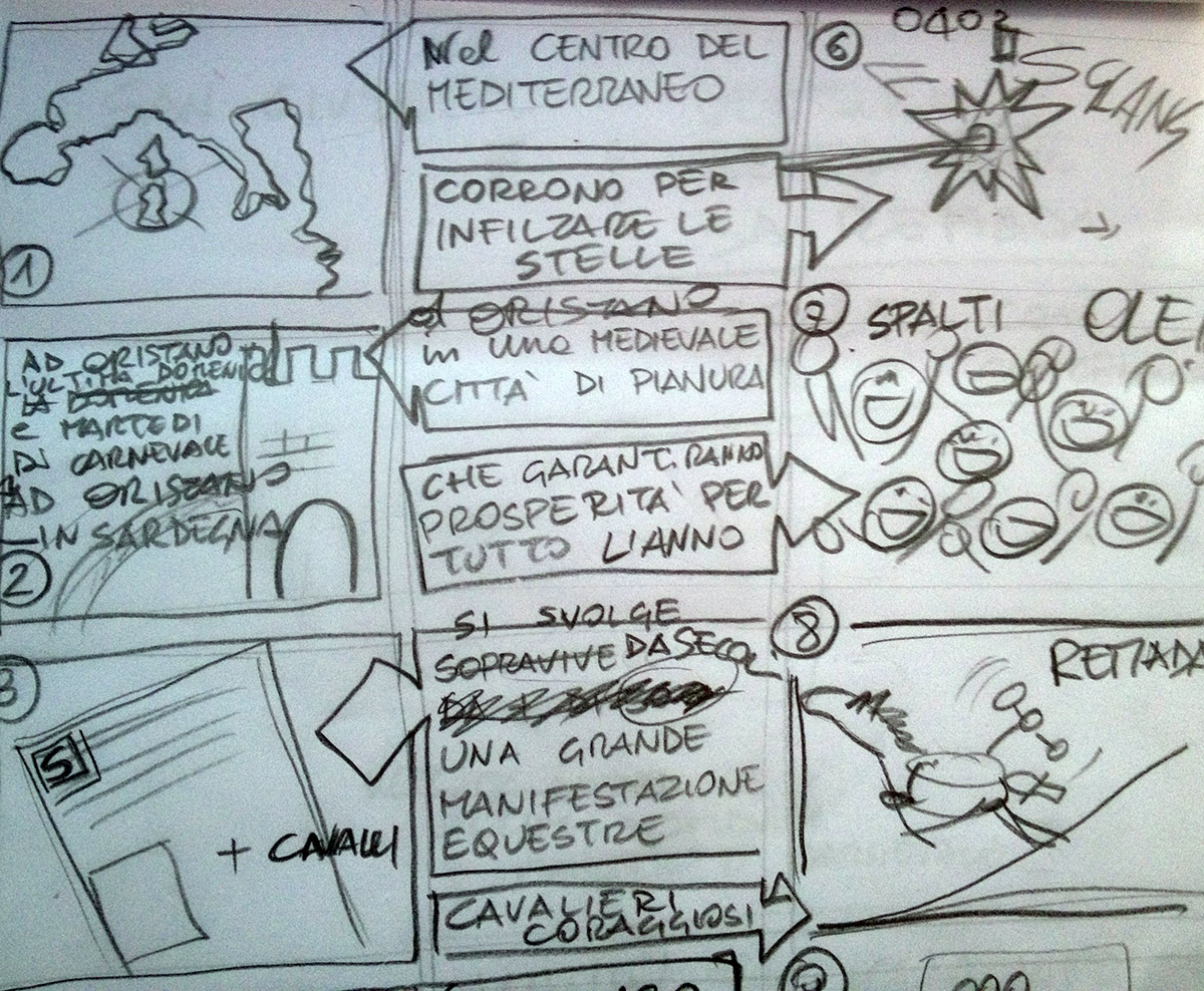 storyboard sartiglia